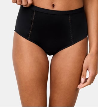 Culotte haute issu de fibres végétales Softness noire Maison Lejaby