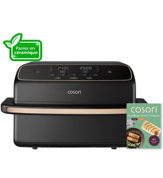 Friteuse sans huile Dual Blaze Twinfry Compact 8.6-L KAAPAFC - Cosori - Noir