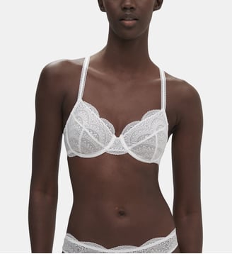 Soutien-gorge classique à armatures bretelles multi-positions - Simone Pérèle - Crème