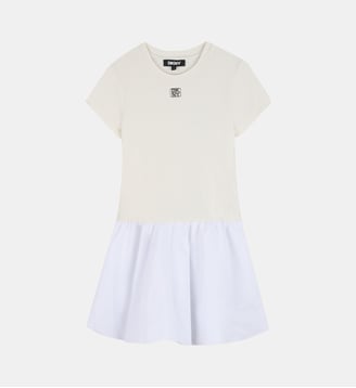 Robe à manches courtes - DKNY - Gold