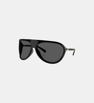 Lunettes de soleil Irrégulier MU A01S - Miu Miu - Noir