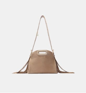 Sac Miss M mini en suède - Maje - Cappucino