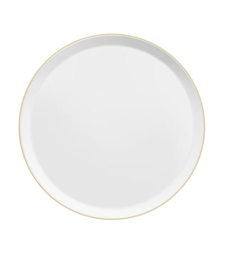 Assiette plate  par 6 - Médard de Noblat - Or