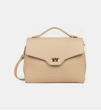 Sac à main Milano Cosmos en cuir - Lancaster - Beige foncé