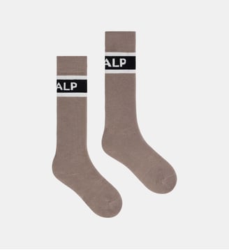 Chaussettes hautes - Fusalp - Falcon chiné, noir et neige