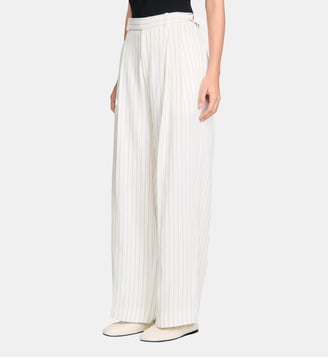 Pantalon de tailleur à rayures Sandro