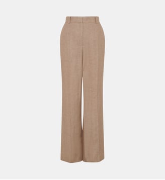 Pantalon large en lin - ABIGAIL - Gerard Darel - Sable