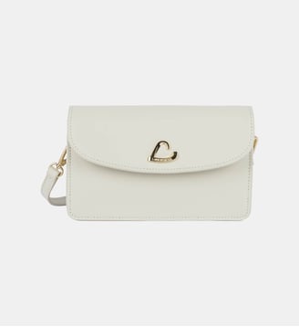 Pochette Paris Philos en cuir - Lancaster - Écru