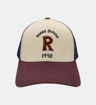 Casquette trucker 1992 en mesh - Serge Blanco - Rouge bordeaux