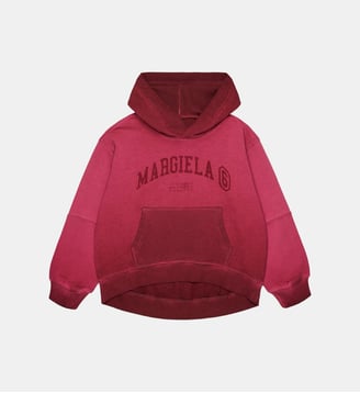 Sweat à capuche avec logo - MM6 Maison Margiela - Bourgogne