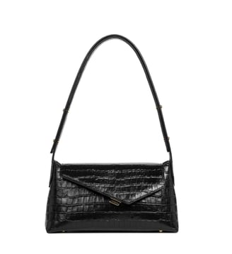 Sac à main Zoé x Lancaster 2.0 en cuir - Lancaster - Noir foncé