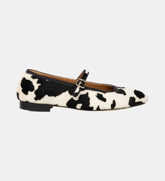 Ballerines Nova Cuir Façon Poulain - Bobbies - Holstein