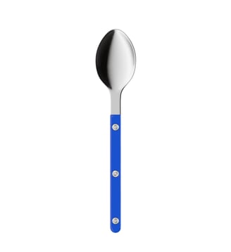 Cuillère à dessert, Bistrot Uni - Sabre - Bleu outremer
