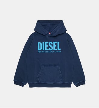 Sweat-shirt avec logo - Diesel Kids - Bleu