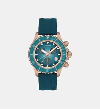 Montre Seastar Turquoise T1202173704100 - Tissot - Doré rosé