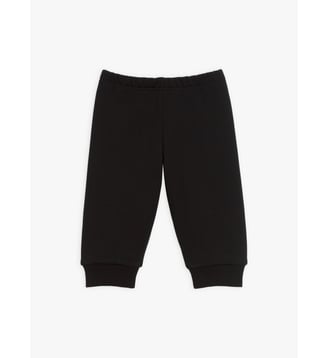 pantalon Turbo en molleton de coton noir - Agnès b. - Noir