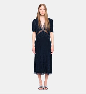 Robe Redox 100% Soie - Zadig&Voltaire - Bleu encre