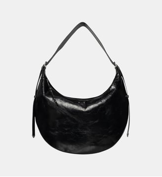 Sac cuir forme demi-lune ALLANE - Ikks - Noir