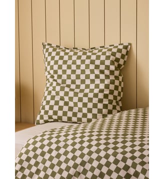 Housse de couette percale de coton "Marius" - Cyrillus - Vert