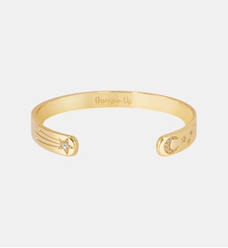 Bracelet jonc ouvert - Bangle Up - Or light et light gold