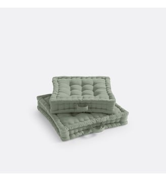 Coussin de sol coton recyclé La Redoute Interieurs