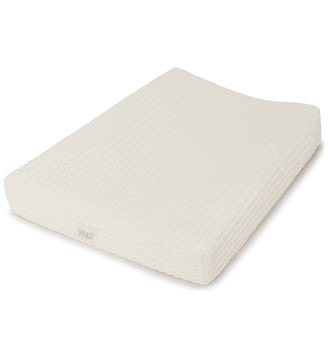 Housse de matelas à langer - Babyshower - Écru