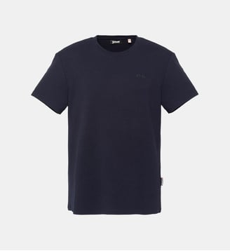 T-shirt maille effet gaufré Schott