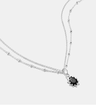 Chaîne Pierre noire – Pendentif True Romance - Thomas Sabo - Argent