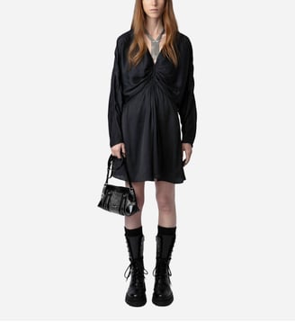 Robe Rooth Satin - Zadig&Voltaire - Noir