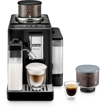 Expresso Broyeur FEB4455.B Rivelia Latte Noire - DeLonghi - Standard