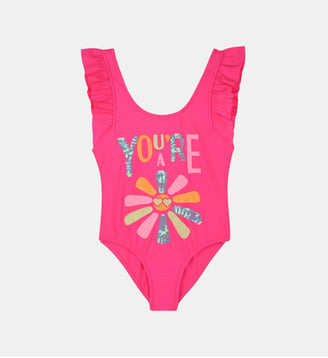 Maillot de bain 1 pièce - Billieblush - Storm pink