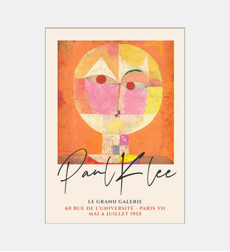 Poster   Paul Klee - Senecio - Paul Klee x PSTR Studio - Poster & Frame - Multicolore
