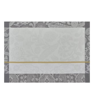 Set de table enduit Voyage iconique - Le Jacquard Francais - Gris zinc