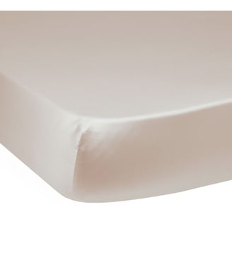 Drap housse Harmonie Satin de coton - Dodo - Beige