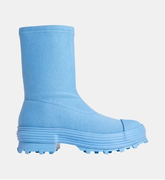 Bottines Traktori Technical Fabric Tencel - Camperlab - Bleu clair