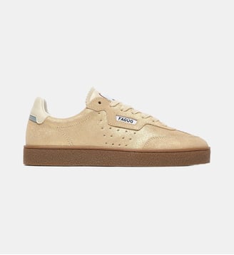 Baskets basses en cuir - Faguo - Or