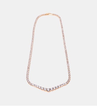 Collier cascade de strass - Maje - Doré