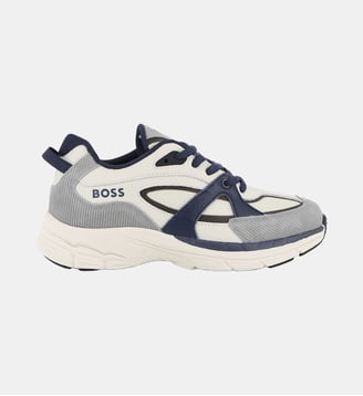 Baskets basses à lacets - BOSS Kidswear - Bleu cargo