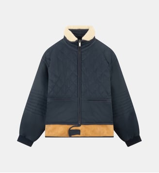 Blouson uni col montant COSMO - Chevignon - Bleu