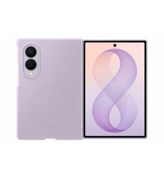 Pack coque silicone magnétique Lavande + protège écran Fold 8 - Samsung - Standard