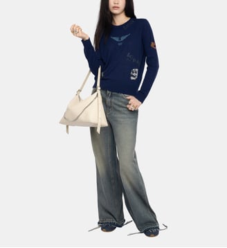 Pull Miss 100% Cachemire - Zadig&Voltaire - Bleu marine