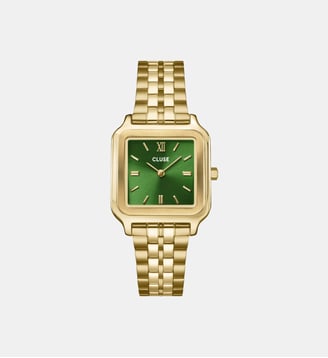 Montre Gracieuse Vert CW11905 - Cluse - Doré