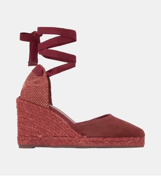 Espadrilles compensées à lacets JOYCE - Castaner - Dark brown