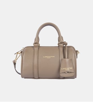 Petit sac polochon Milano Ana en cuir - Lancaster - Sable foncé
