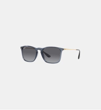 Lunettes de soleil Carré RB4187 Chris - Ray Ban - Transparent bleu