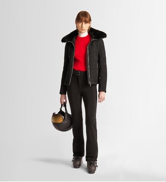 Veste de ski montana col montant coupe ajustée - Fusalp - Noir
