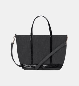 Cabas XS Zippé En Lin - Vanessa Bruno - Noir
