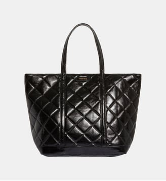 Cabas XL Zippé En Cuir Matelassé - Vanessa Bruno - Noir