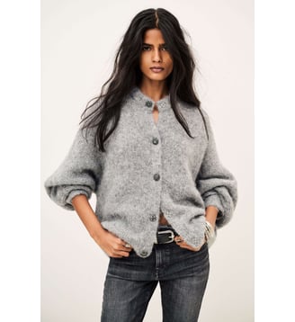 Cardigan Bogota - Ba&sh - Gris chine