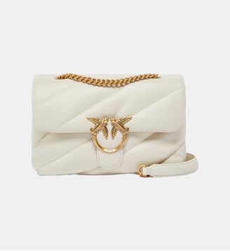 Sac bandoulière moyen love bag puff maxi quilt - Pinko - Blanc